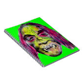 griezelig schrikbeeld van een gruwelijk gruwel notitieboek (Rechterzijde)