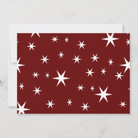 griezelig script blij met kerstfoto kaart (Achterkant)