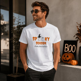 Griezelig Seizoen Geest Shirt – Grappige Halloween