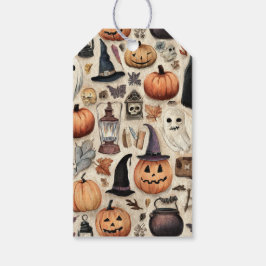 Griezelig Seizoen - Halloween Cadeaubijlage Cadeaulabel