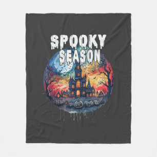 Griezelig Seizoen Halloween Fleece Deken