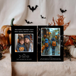 Griezelig Seizoen Halloween Fotokaart