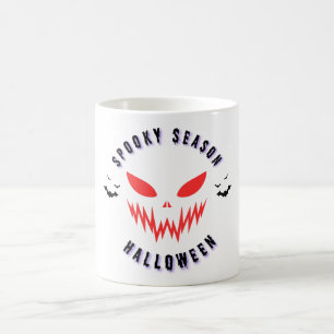 Griezelig Seizoen Halloween Masker Grafische T-Shi Koffiemok