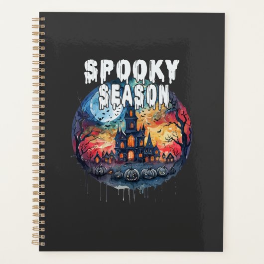 Griezelig Seizoen Halloween Planner (Voorkant)