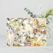 Griezelig Seizoen Kaart (Staand voorkant)