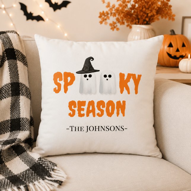 Griezelig Seizoen Kussen – Moderne Halloween Decor (Creator heeft geüpload)