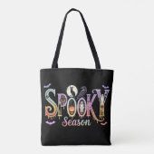 Griezelig Seizoen Pastel Gothisch Tote Bag (Achterkant)