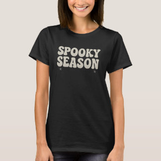 Griezelig Seizoen – Retro Halloween Glow T-shirt