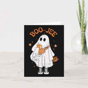Griezelig Seizoen Schattig Spook Halloween Boujee  Kaart