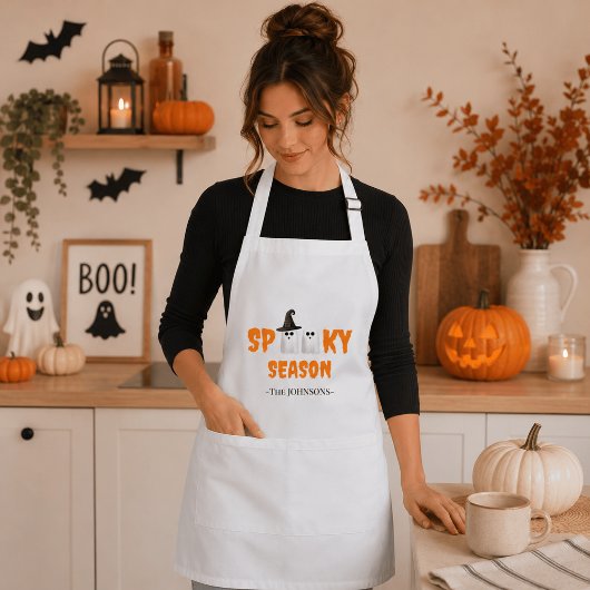 Griezelig Seizoen Schort – Grappig Halloween Keuke