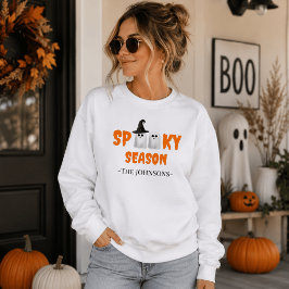 Griezelig Seizoen Sweatshirt – Modern Halloween Ou