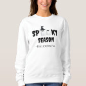Griezelig Seizoen Sweatshirt – Modern Halloween Ou (Voorkant)