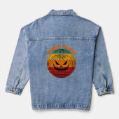 Griezelig Seizoen Vintage Denim Jacket (Achterkant)