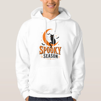 Griezelig Seizoen Zwarte Kat Halloween T-Shirt