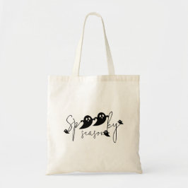 Griezelig Seizoen Zwarte Vliegende Geesten Schatti Tote Bag