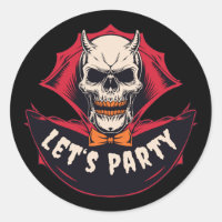 Griezelig Skelet Halloween Feest