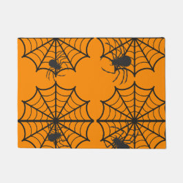 Griezelig Spinnenweb Halloween Deurmat