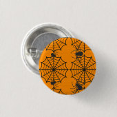 Griezelig Spinnenweb Halloween Ronde Button 3,2 Cm (Voorkant /achterkant)