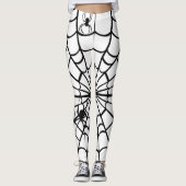 Griezelig Spinnenweb Leggings (Voorkant)