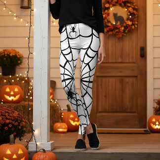 Griezelig Spinnenweb Leggings