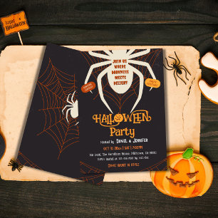Griezelig Spinnenweb Volwassenen Halloween Kostuum Kaart