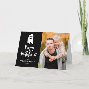 Griezelig Spook Wenskaart van de Foto van Kaart