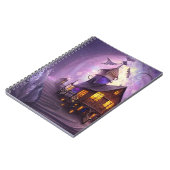 griezelig spookachtig huis notitieboek (Linkerzijde)