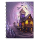 griezelig spookachtig huis notitieboek (Voorkant)