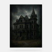 griezelig spookhuis acryl bord (Voorkant)