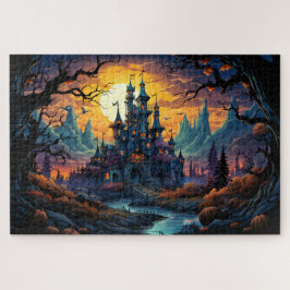 griezelig spookhuis | Happy Halloween Legpuzzel