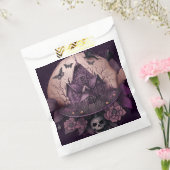 griezelig spookhuis vogels schedel gelukkig Hallow Bedankzakje (Gezegeld)