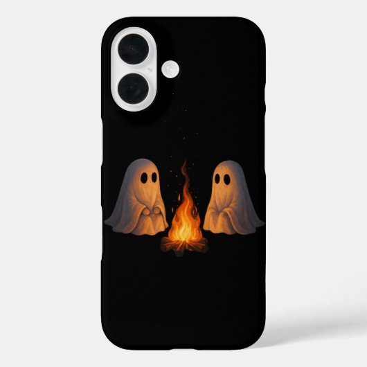 Griezelig spookkampvuur nacht bos kunst - Hallowee Case-Mate iPhone Case (Achterkant)
