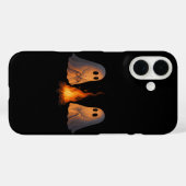 Griezelig spookkampvuur nacht bos kunst - Hallowee Case-Mate iPhone Case (Achterkant (horizontaal))