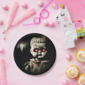 griezelig spookpop halloween kostuum party papieren bordje (Feest)