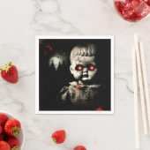 griezelig spookpop halloween kostuum party servet (Insitu)