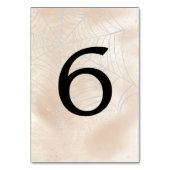 Griezelig Stel Tafel Nummer 6 Kaart (Achterkant)