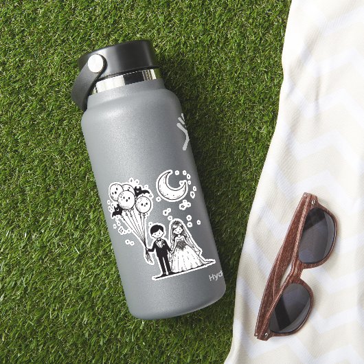 Griezelig Stelletje Sticker (HydroFlask Insitu)