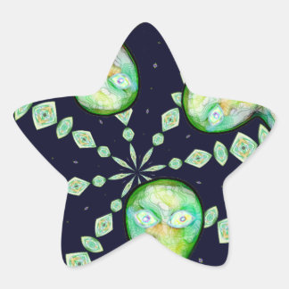 griezelig ster sticker