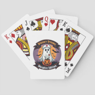 Griezelig Sterke Hospice Editie Halloween Verpleeg Pokerkaarten