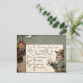 griezelig Thanksgiving Briefkaart (Staand voorkant)