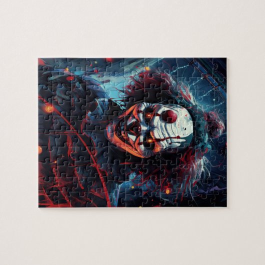 Griezelig  Time Clown Legpuzzel (Horizontaal)