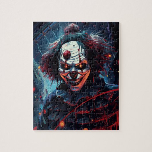 Griezelig Time Clown Legpuzzel (Verticaal)