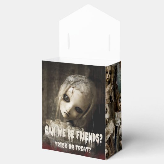 griezelig vriend spooky bezeten pop halloween bedankdoosjes (Geopend)
