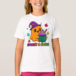 Griezelig & Zoete Lange Mouwen met Tovenaar & Kete T-shirt