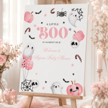 Griezelig Zoete Roze Little Boo Baby Shower