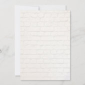 Griezelig zwart Jack-O' lantaarn Halloween Party Kaart (Achterkant)