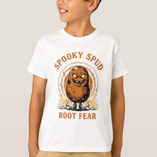 Griezelige Aardappel Wortel Angst Grappige Hallowe T-shirt