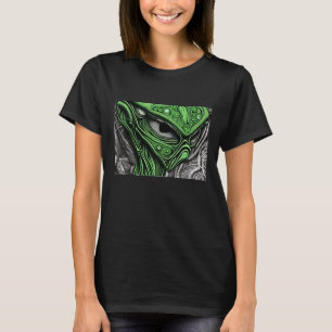 Griezelige Abstracte Alien T-shirt