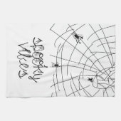 Griezelige Abstracte Spinnen      Theedoek (Horizontaal)