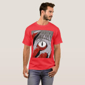 Griezelige Anime Horror grappig T-shirt (Voorkant volledig)